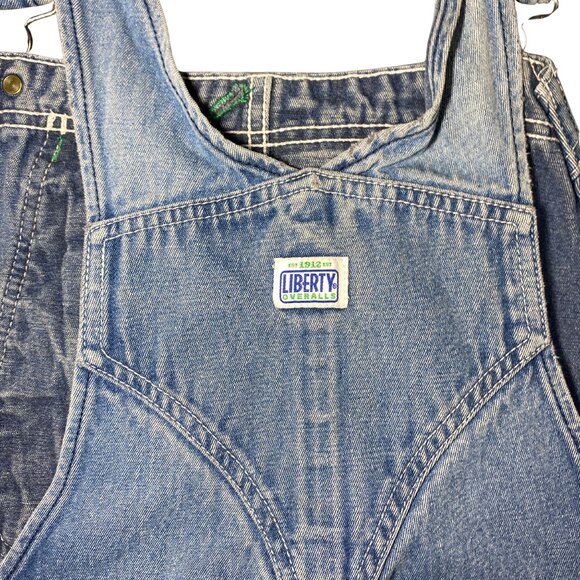 Vintage Liberty Overalls – Size 46x24 – Distressed Workwear - Picture 2 of 4